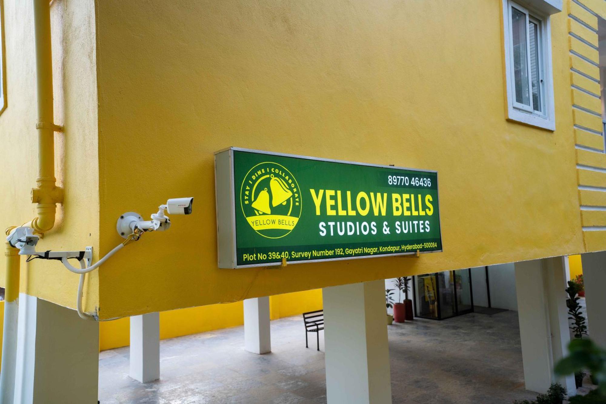 Yellow Bells Studios And Suites Gachibowli Екстериор снимка